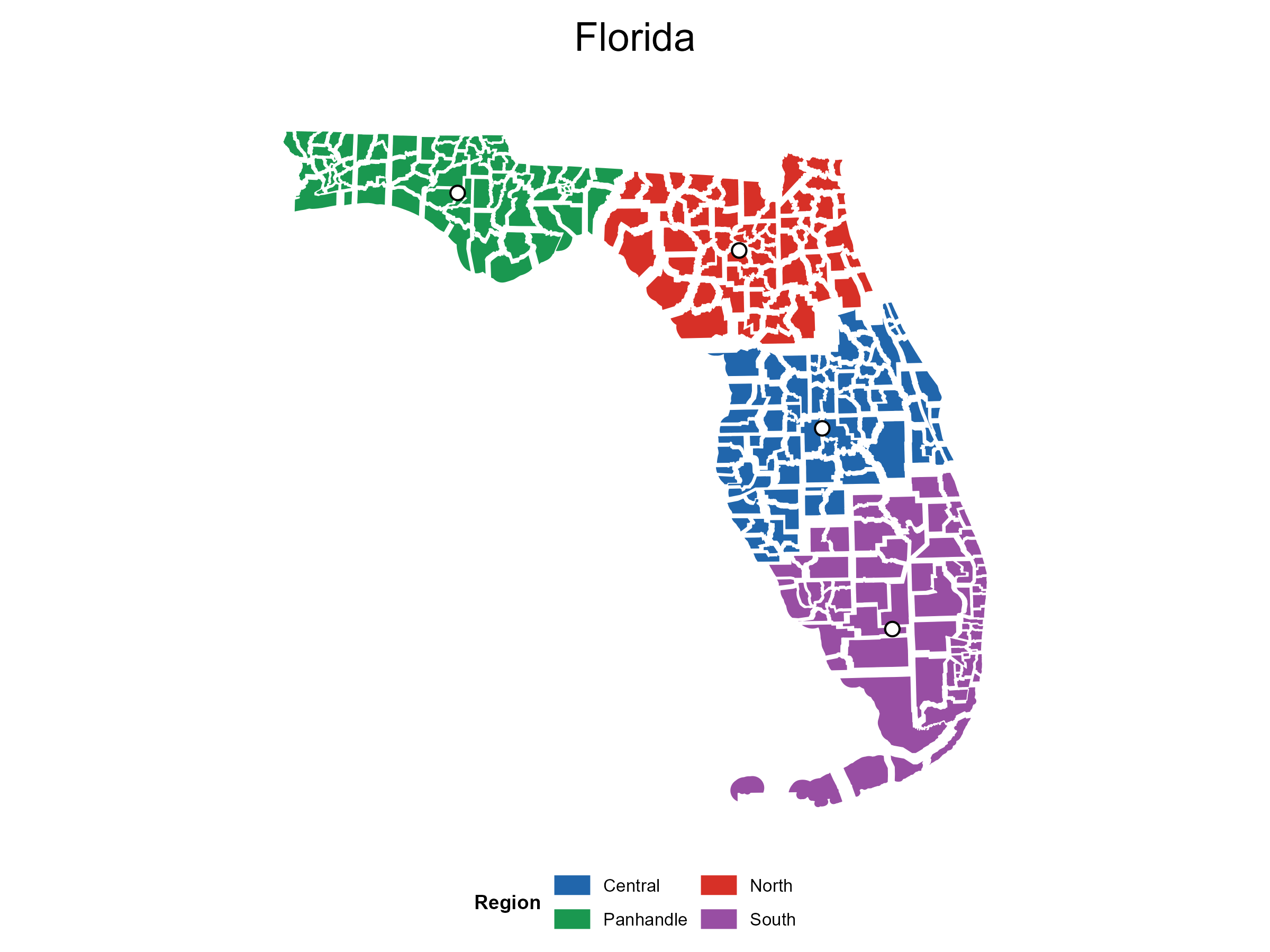 Florida display-offset layout