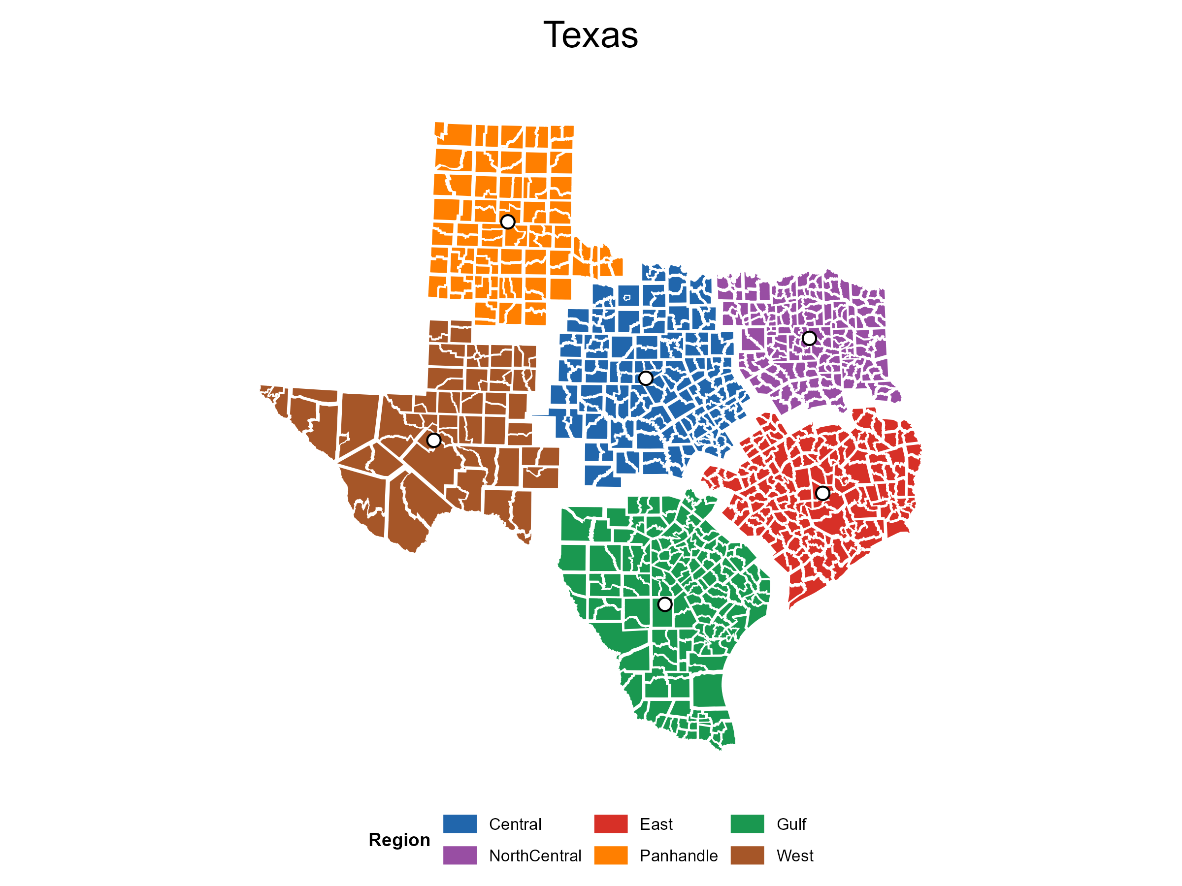 Texas display-offset layout